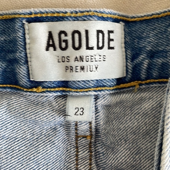 AGOLDE Parker denim jean shorts - Picture 3 of 5